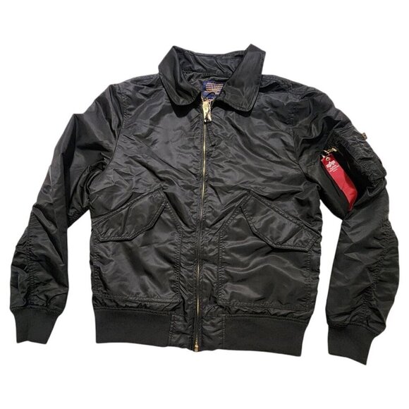 Alpha Industries Men's CWU‎ 36P MOD Slim Fit Size Large Black - Picture 2 of 16